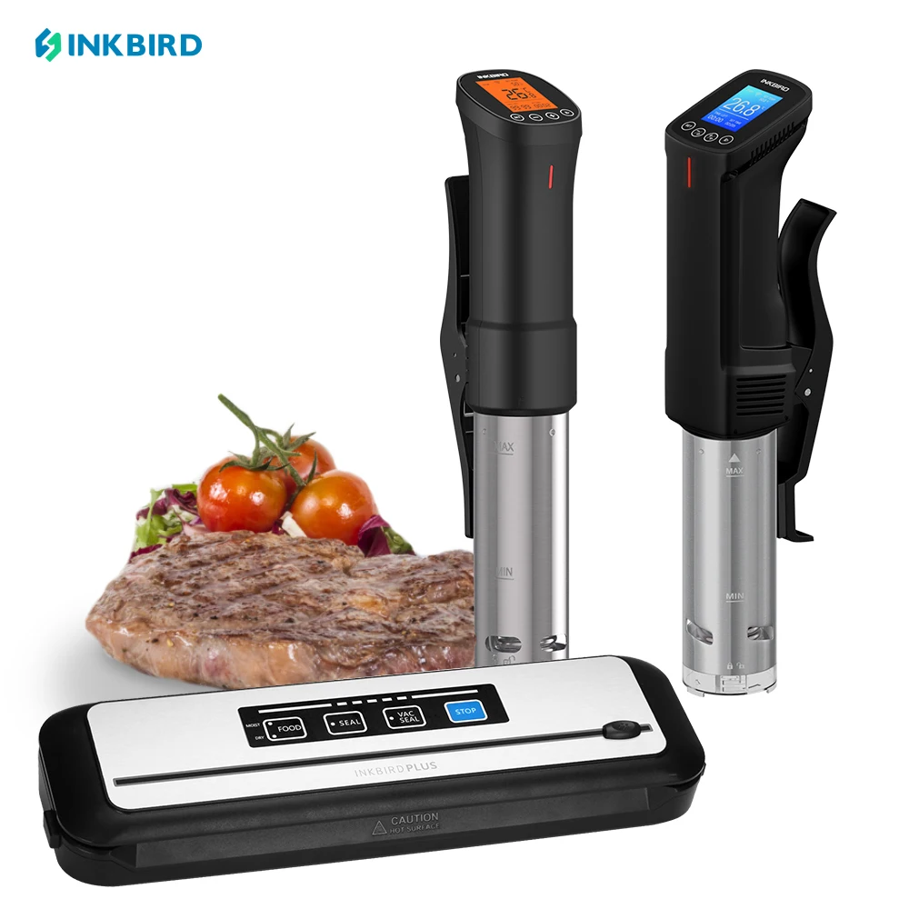 INKBIRD-Sous Vide Vacuum Sealer para Home Cooking, Utensílios de cozinha, fogão lento, Circulador de imersão, Aquecedor térmico, Wi-Fi, 1000W