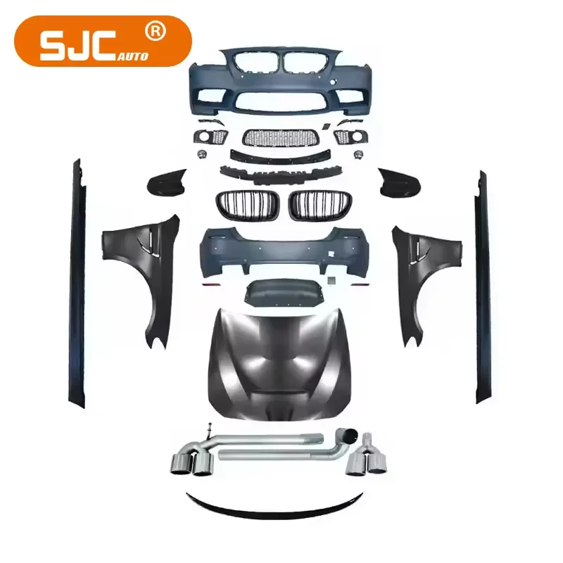 

SJC Body Kit for BMW 5 Series F10 F18 520i 525i 530i Bodykit 2011-2017 Car Parts Modified M5 Front and Rear Bumper Car Part