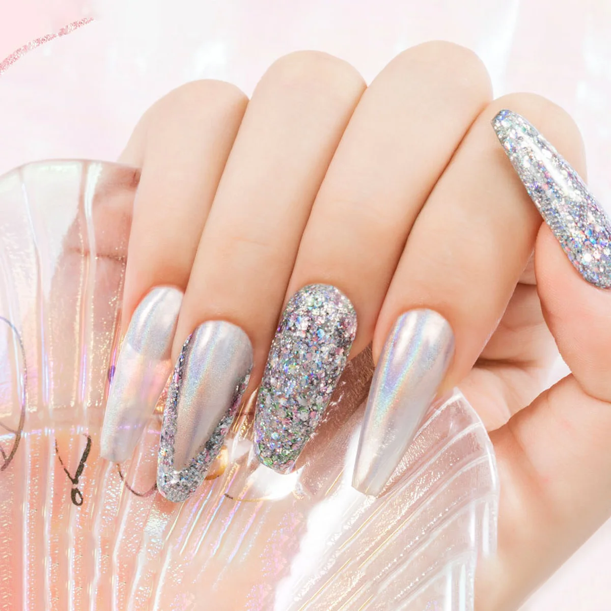 مجموعة طلاء أظافر جل مكونة من 6 قطع، مجموعة أدوات طلاء أظافر جل بلون شعبي للبحر الأزرق، طلاء جل بالأشعة فوق البنفسجية لصالونات الأظافر المنزلية DIY