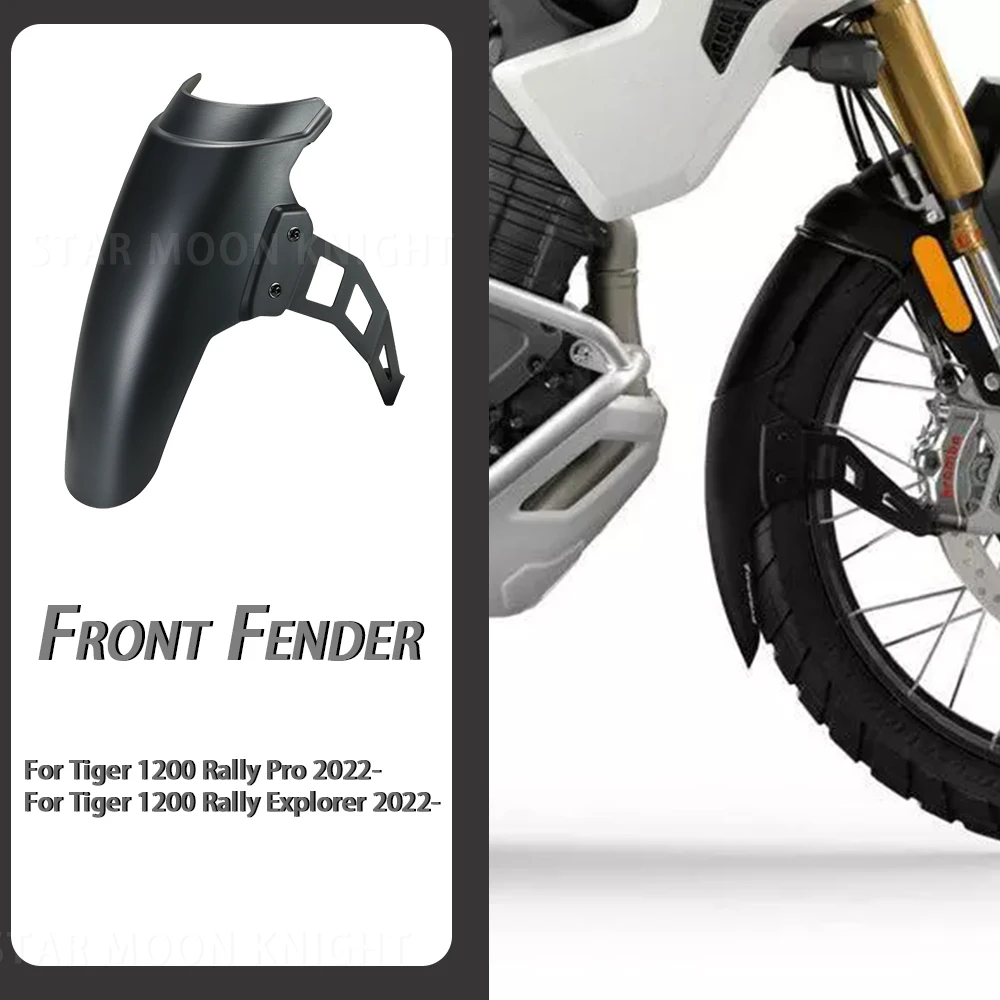 

Удлинитель брызговиков для Tiger 1200 Rally Pro 2022- Tiger 1200 Rally Explore 2022-аксессуары для переднего крыла