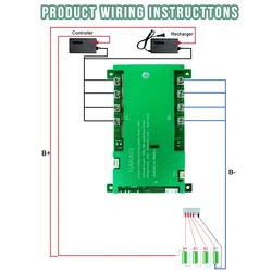 SelianEnergy 4S/8S/16S Smart BMS 12V 24V 100A/200A Sodium-ion Battery BMS Protection Board For DIY Balance Car Start
