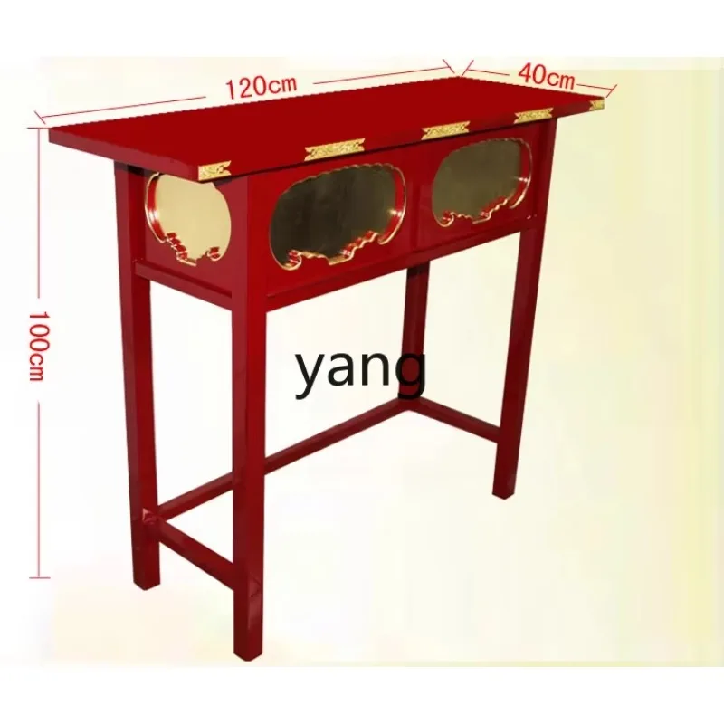 X CBuddhist platform entrance ornament household offering table simple pendulum offering tribute Buddhist utensils