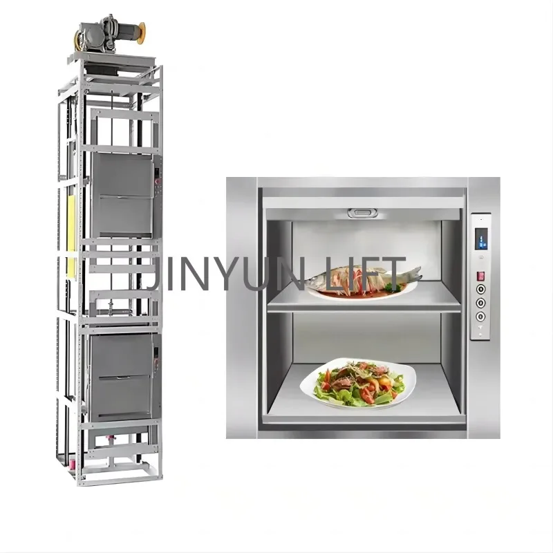 

Factory cheaper price Beautiful meal ladder mini stainless steel food lift for restaurant for 1-5 floors