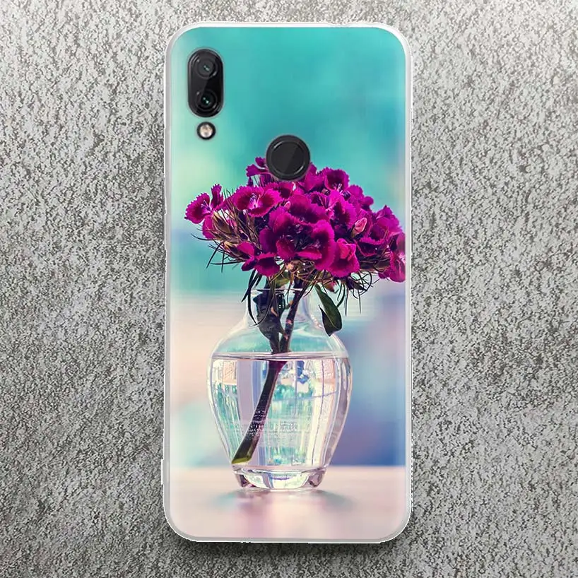 Purple Lavender Flowers Phone Case For Xiaomi Redmi 9 9A 9C 9T 10 10A 10C 12 12C 8 8A 7 7A 6 6A S2 K20 K40 Pro Soft Silicone Cov