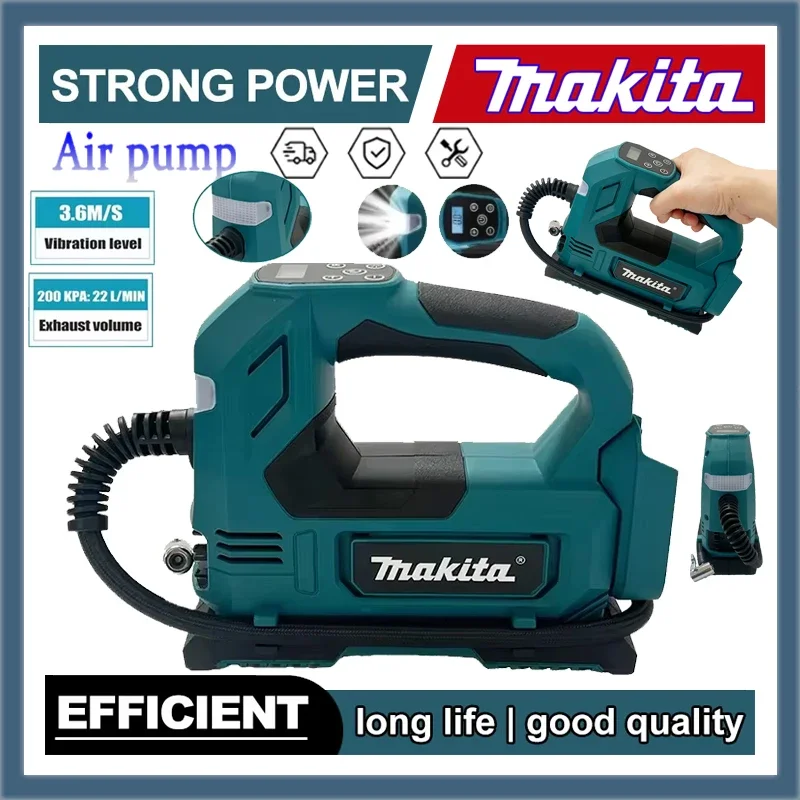 

Makita Electric Air Pump Handheld Air Compressor For Car Bicycle Tires Ball Portable Cordless Tire Inflator for 18V Battery