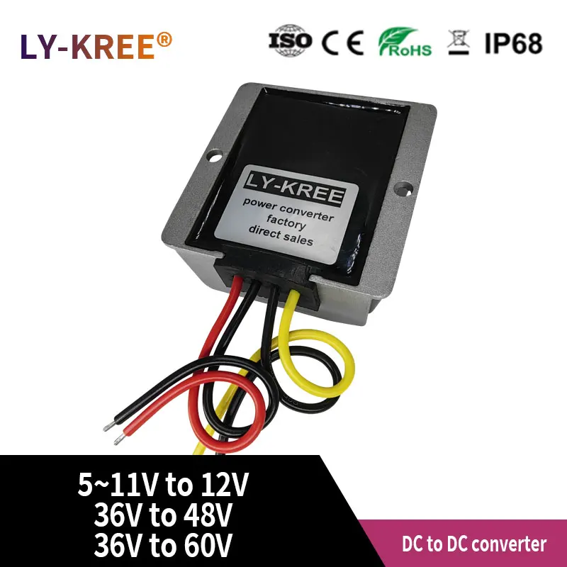 LY-KREE Step Up 5v to 12v Converter 36V to 48V Booster Module 36V to 60V Pressure Regulator Inverter 1A 3A 5A 8A 10A