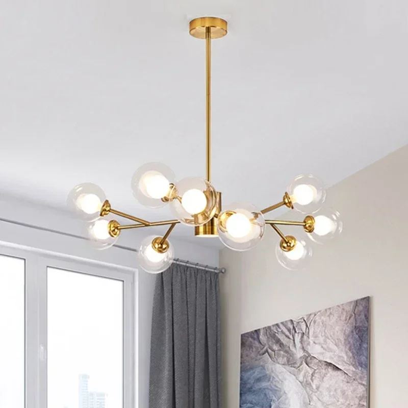 Lamp 9-Light Glass … - image