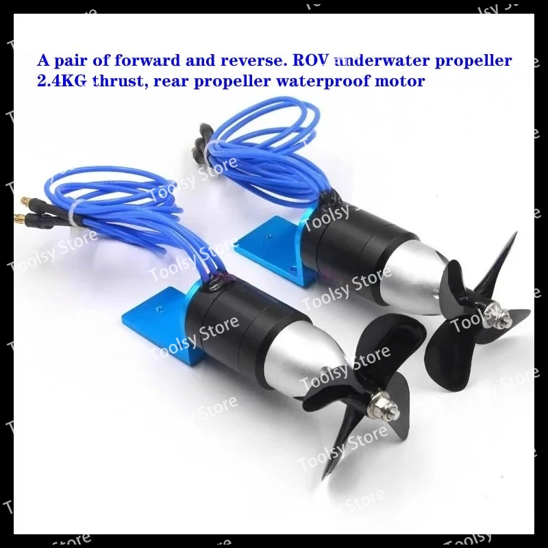 

Водонепроницаемый двигатель подводного гребного винта 350KV ROV, тяга 2,4 кг, задний пропеллер. Мотор вперед и назад