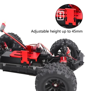 حجرة بطارية MJX Hyper Go ذات سعة كبيرة ، مثبتات قفص ، ارتفاع قابل للتعديل ، 45 مم ، ترقيات RC ، 16207 ، 16208 ، 16209 ، 16210 أعلى 8 شاحنة لجمع القمامة الكبيرة - رقم 4