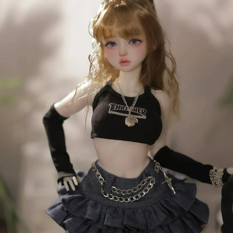 Shuga Fairy 1/4 BJD Pop Parel Lieverd Girly Gezicht Vlees Been BJD Action Figure Pure Handwerk Kunst Ball Jointed Doll Decor Speelgoed