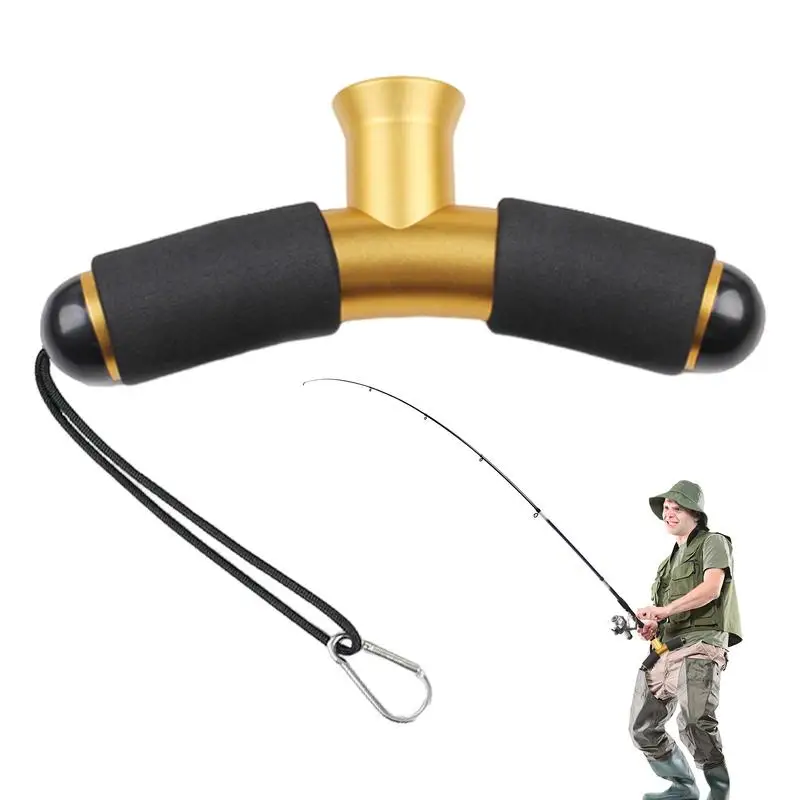 Fishing Fighting Bracket Fishing Fighting Stand Up T-Shaped Holder Rod Butt Cushion For Fishing Fighting Fighting Bracket