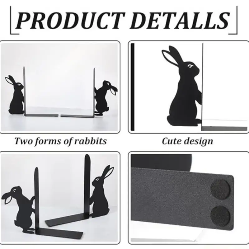 Hollow Books Stand Bookends Displaying Book Picture Albums Decors Notebooks Books Stand Elegant Books Display Stand