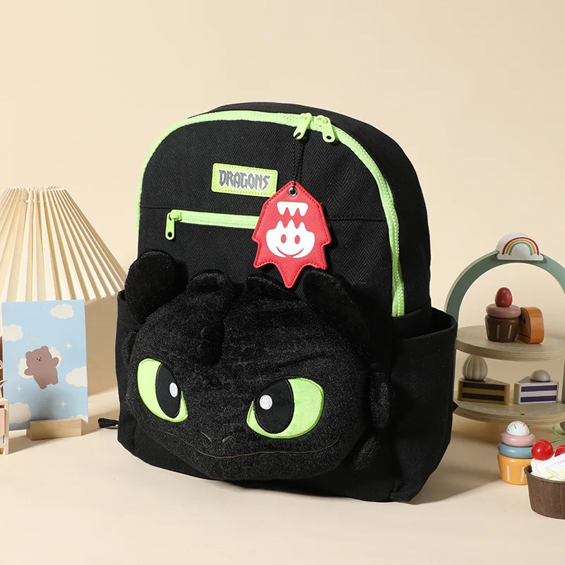 Echter Potdemiel Drachenzähmen leicht gemacht Rucksack Spielzeug Figur Zahnloser Plüschpuppenrucksack Actionfigur Sammlergeschenke