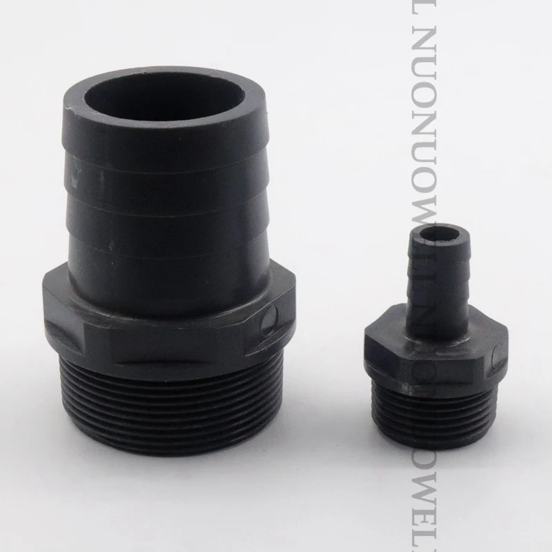 1~20pcs Pagoda O.D 16~50mm To 1'~2' UPVC Plastic Male Thread Connector Hose Joints Irrigation Pipe Fittings Hose Adapter