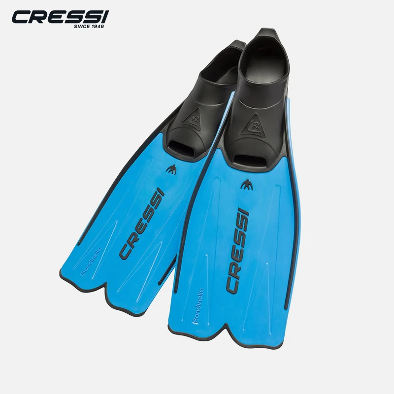 Cressi Rondinella Diving Fins Snorkeling Swimming Flipper Scuba Diving Long Blade Fin for Adults and Kids