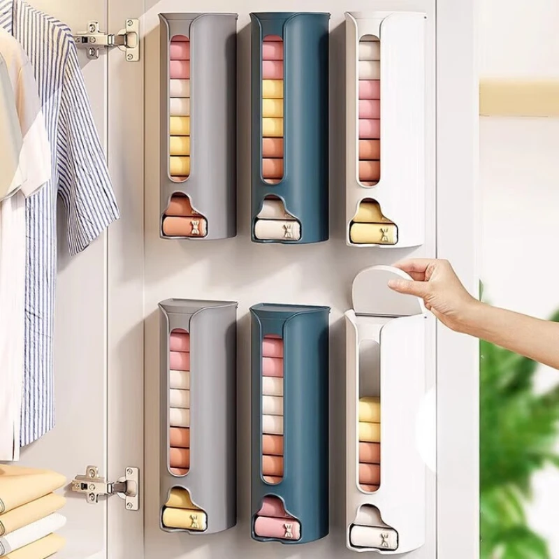 

Panties storage box, wall hanging household socks storage artifact wardrobe underwear sorting box drawer