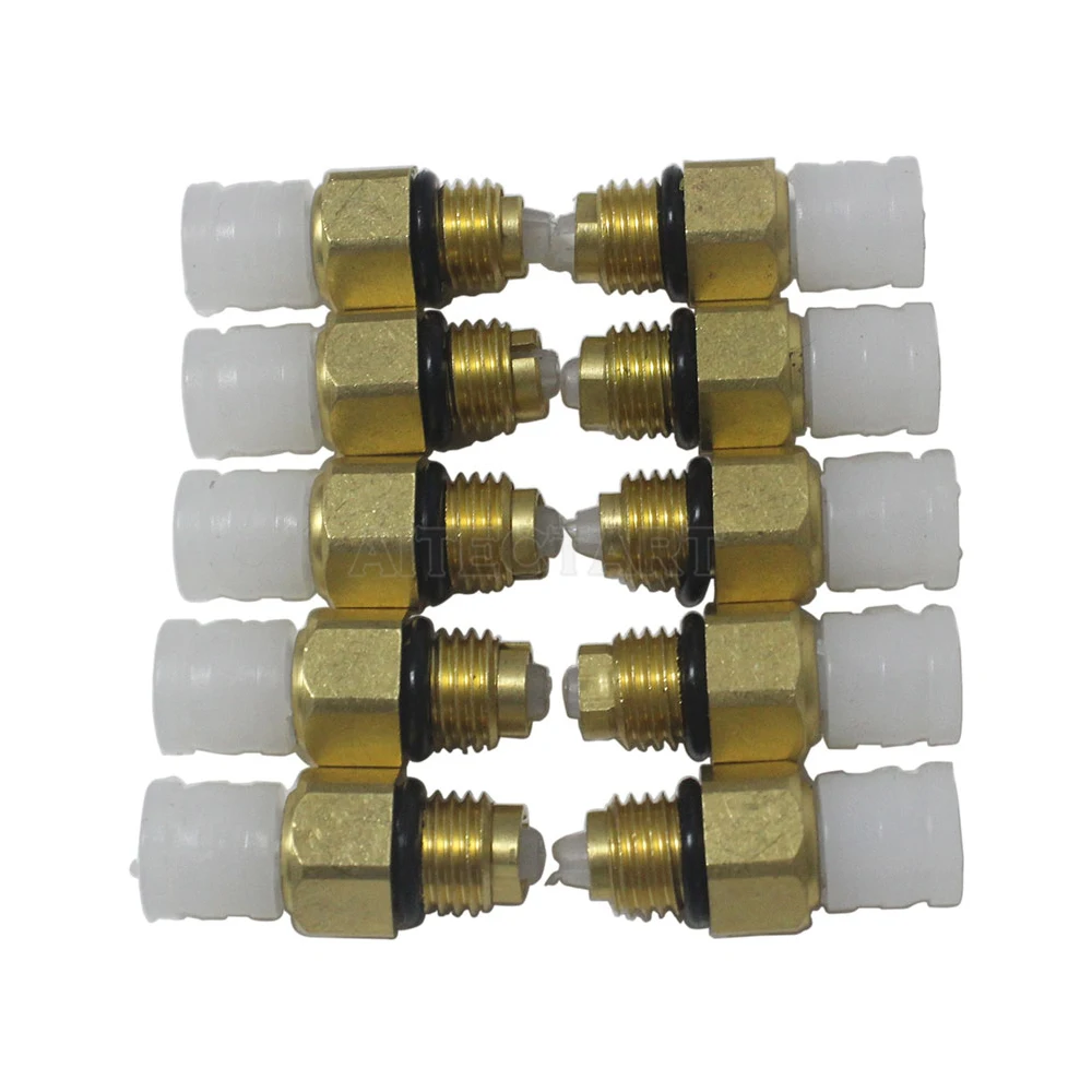 10x M8 Air Valves + 5 Meters Outside Diameter 4mm Nylon Air Line Hose For Mercedes-Benz, Air Suspension Compressor Connector New