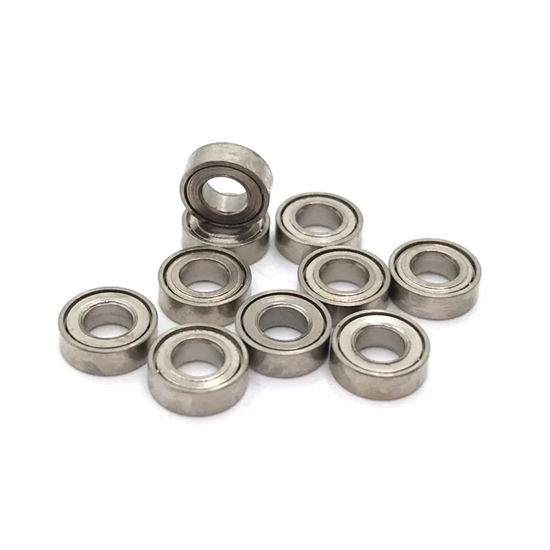 Feiyu Controle Remoto Car Parts, Metal Ball Bearing, Adequado para MN, 1/12, WPL, 1/10, 1/16, HL, RC, 3x6x2mm, 10Pcs