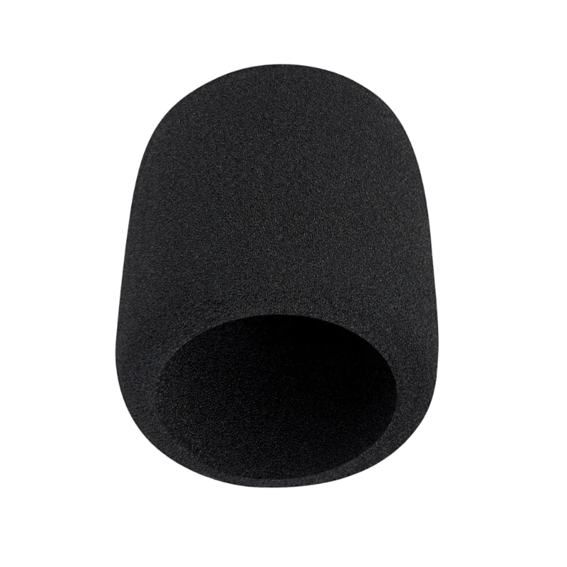 Podcast-Mikrofon-Windschutz für ATR2500X-USB, schwarze Mikrofon-Schaumstoffabdeckung mit Slip-On-Passform, weichere – Detail 1