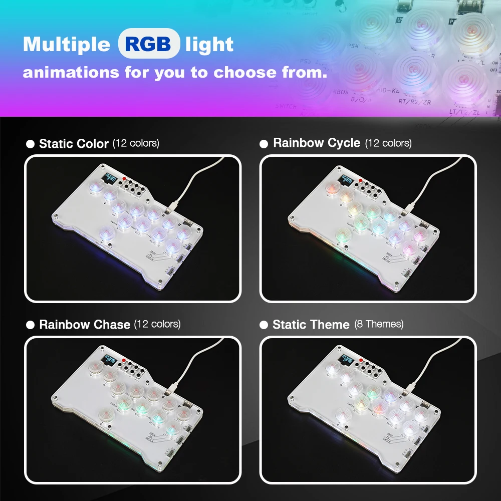 Контроллер BitFunx для ПК/Ps3/Ps4, джойстик для Nintendo Switch Mini Hitbox