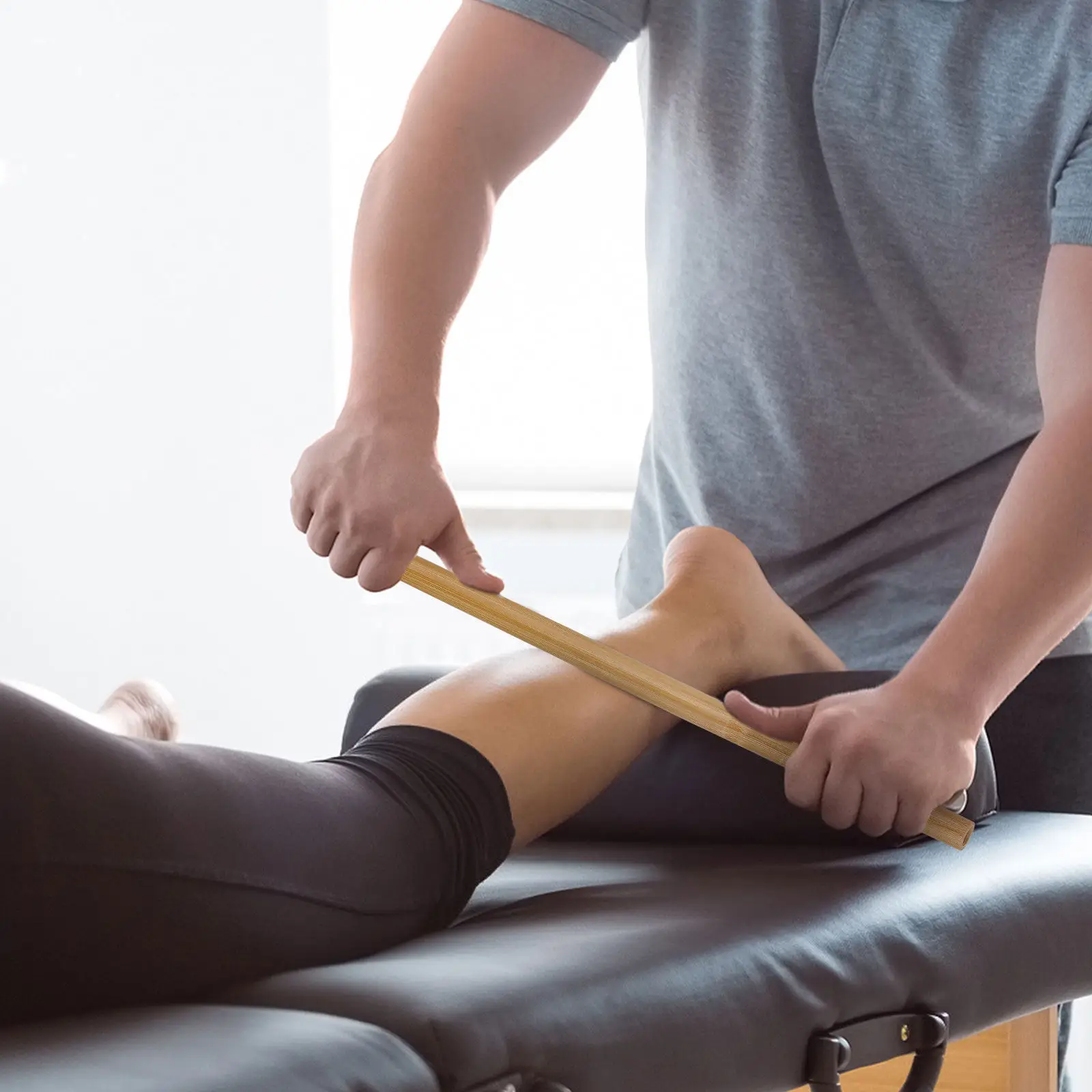 

Бамбуковая массажная палочка для полного расслабления тела, инструмент для снятия боли в мышцах, массажер Гуаша, палочка для телесной терапии, для расслабления плеч и спины