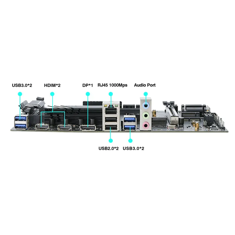 Usypywanie płyta główna pulpitu DIY z wbudowanym 11. Rdzeniem procesoru 0000 ES 1.8GHz-4.5GHz 6 c12t 18MB Cache (patrz i7 11600H) komputer do gier