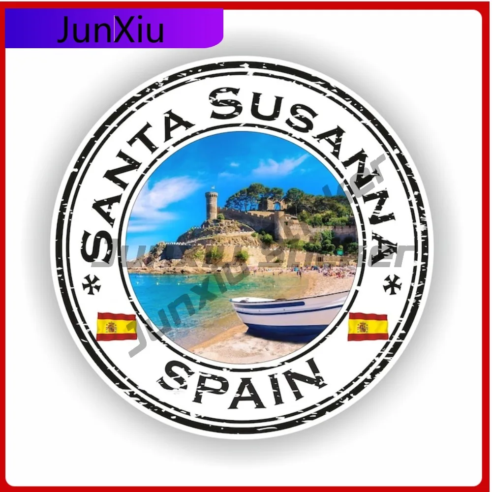 

Уникальная наклейка Santa Susanna Spain, устойчивая к атмосферным воздействиям, круглая, с рисунком, устойчивая к УФ-излучению, устойчивая к царапинам, забавная, прикольная.