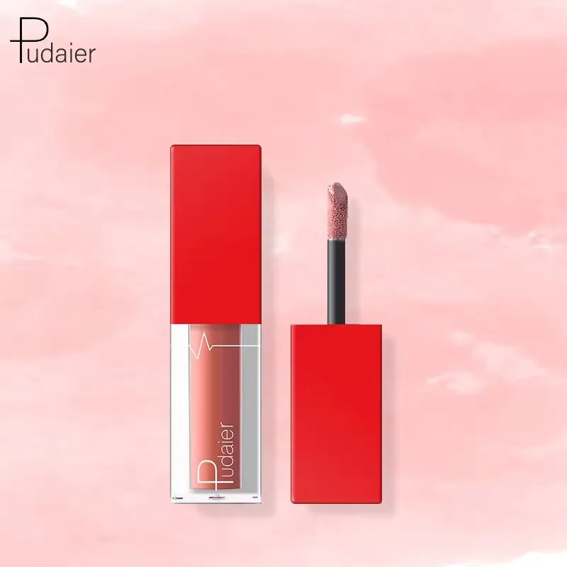 Lápiz labial mate resistente al agua de 18 colores, brillo de labios Sexy de larga duración, taza hidratante antiadherente, maquillaje de labios, cosméticos.