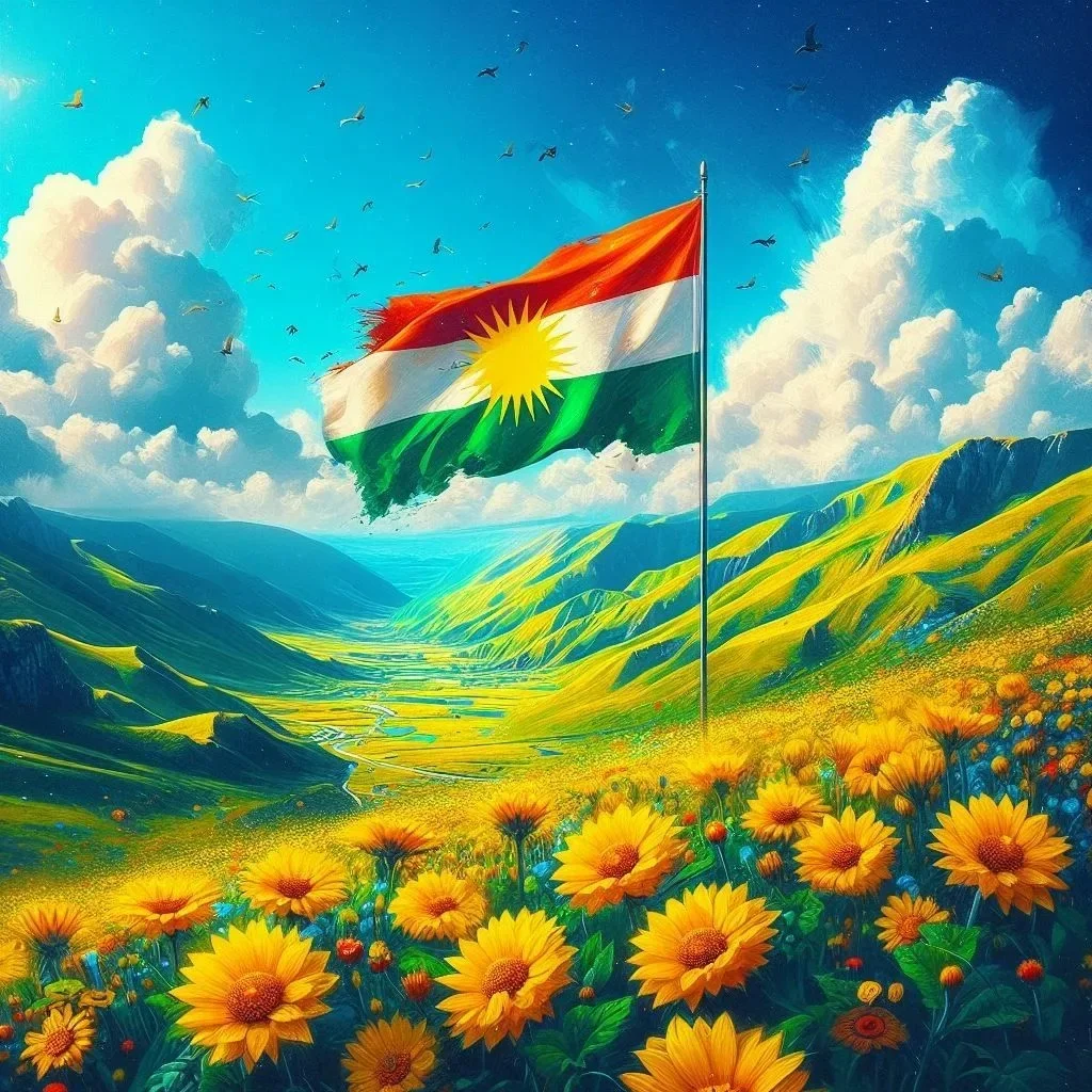 XIANGYING Kurdish flag 90x150cm Kurdistan Flag Hanging Polyester Kurdish Flag and Bannes Home Decoration flag