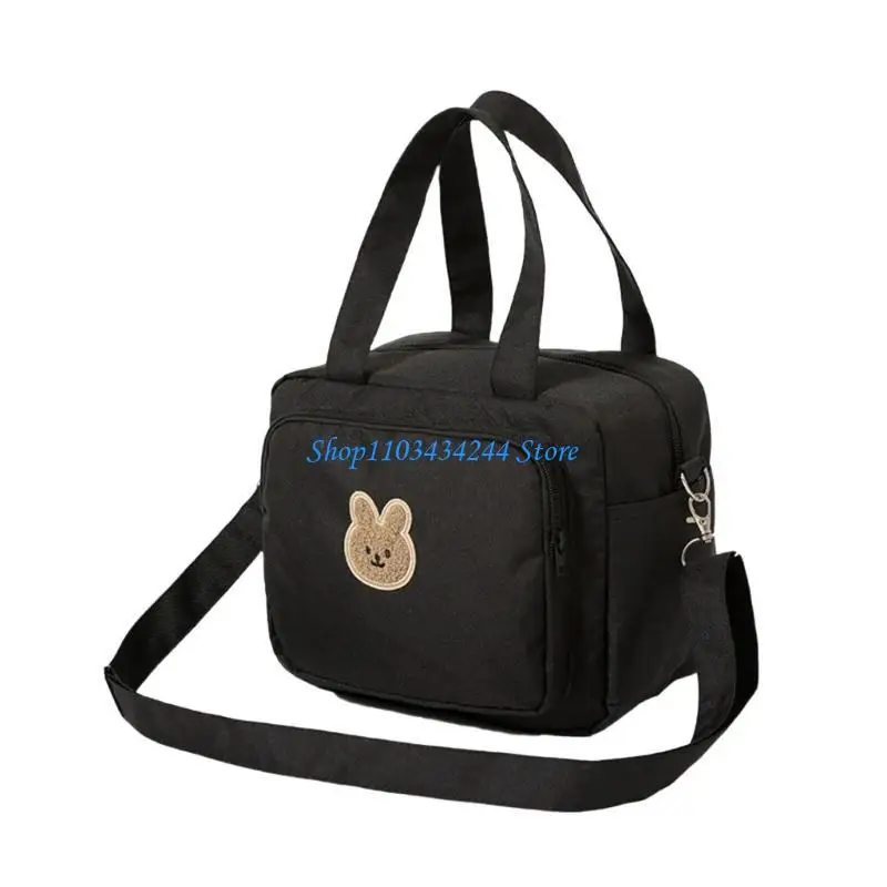 Stylish Mom Bag with Large Interior & Hand Pockets Practical Diaper Bag Multifunctional Mom Bag for Busy Moms Travel