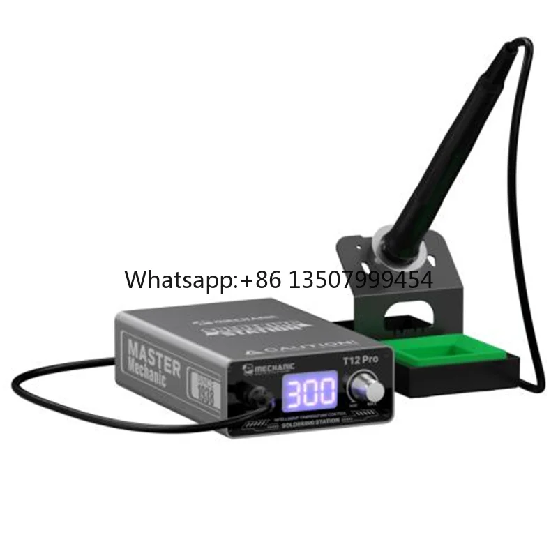 MECHANIC T12 Pro Intelligent Anti-static LED Digital Display Thermostat Soldering Station Electric Soldering Iron Fast Heating