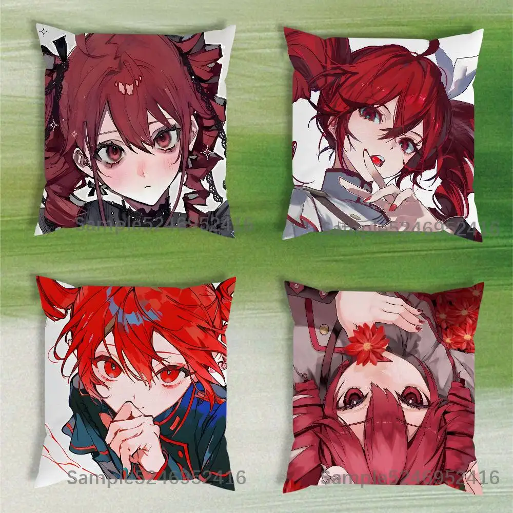 Kasane T-Teto Singer Pillow Case Cover Square Sofa With For Pattern Comfortable Cushion suitable Of Room