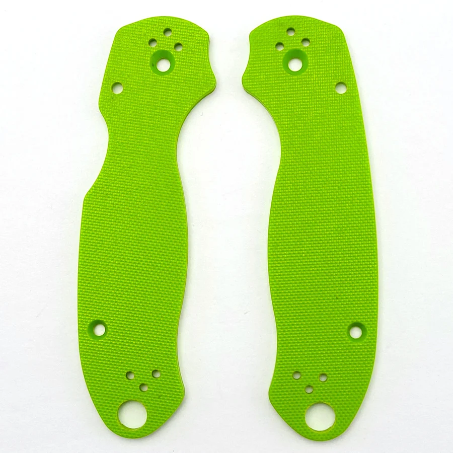 Imagem -05 - Material Folding Knife Lidar com Remendos Escalas para Spyderco C223 Paramilitar Para3 Pm3 Faça Você Mesmo Fazer Acessórios Par Cores G10