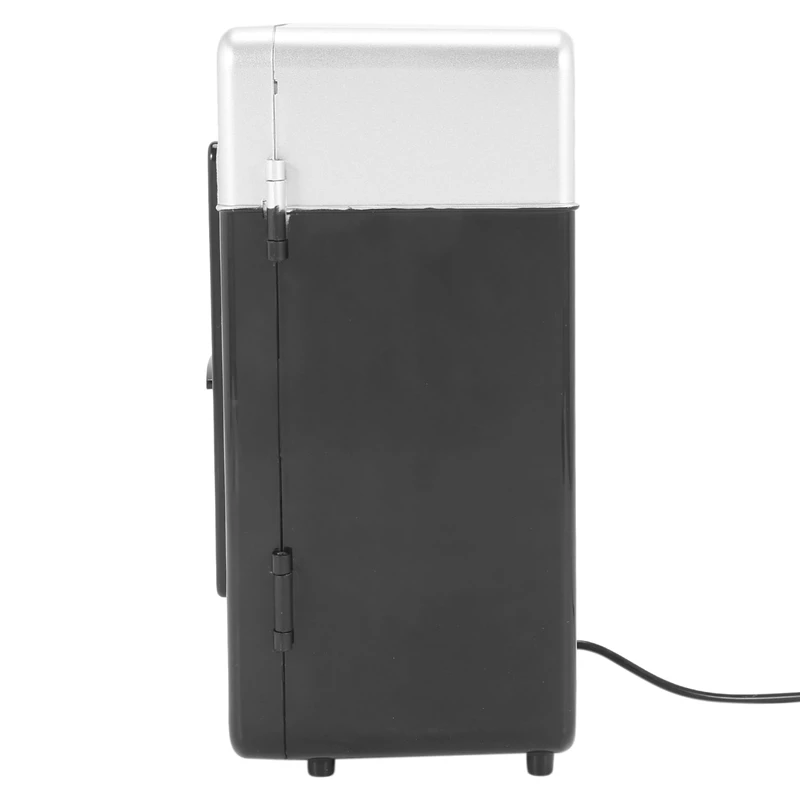 2X USB Mini Fridge Cold Drop Shpping Freezer USB Mini Fridge Small Portable Soda Mini Refrigerator For Car Black