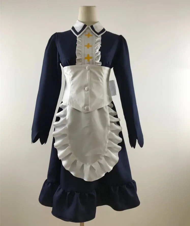 The Seven Deadly Sins Cosplay Japanese Anime Nanatsu No Taizai: Imashime No Fukkatsu Elizabeth Liones Maid Dress Cosplay Costume