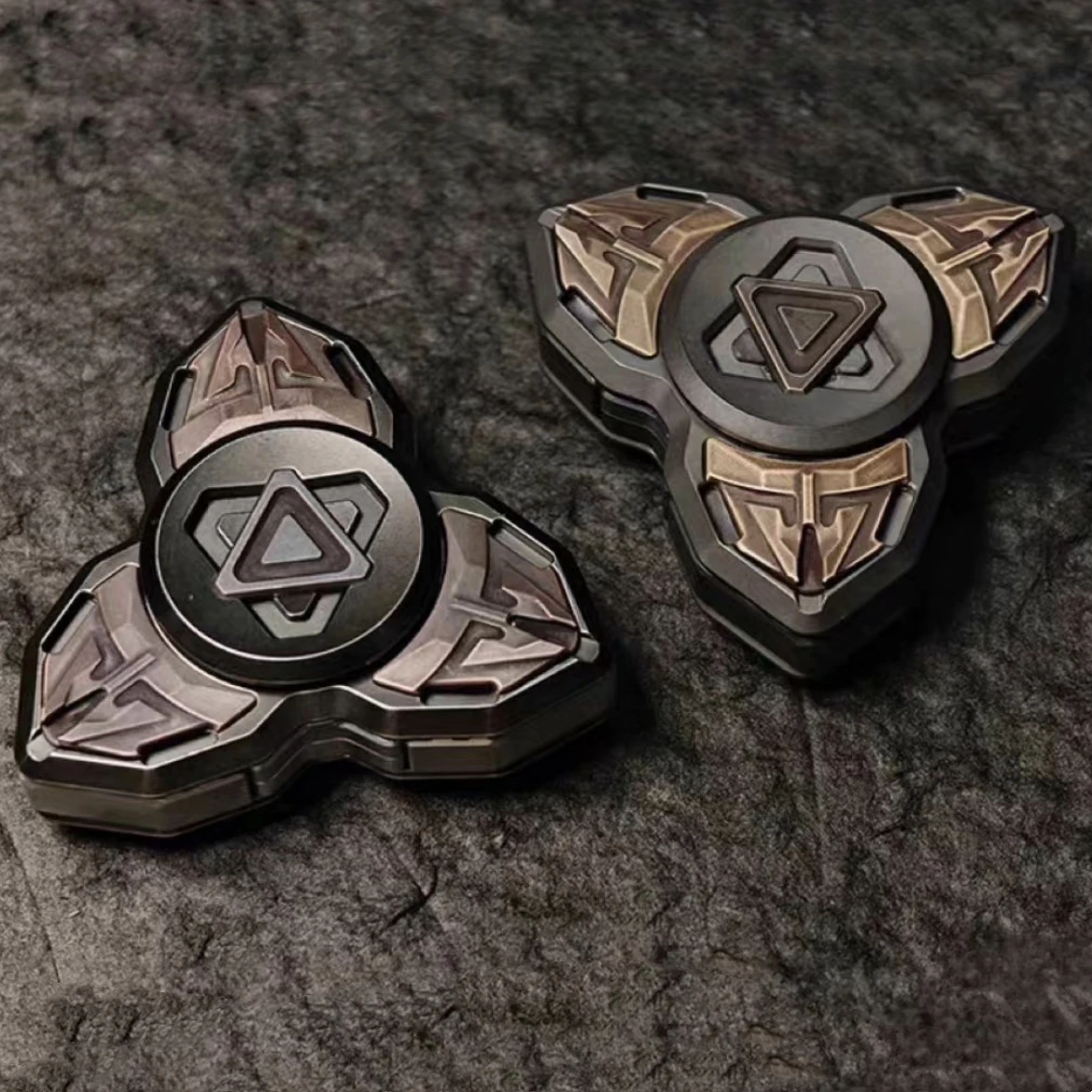 Destruidor armadura alívio do estresse presente fidget spinner slider zircônio liga edc brinquedos de metal anti estresse sensorial tdah brinquedos inquietos