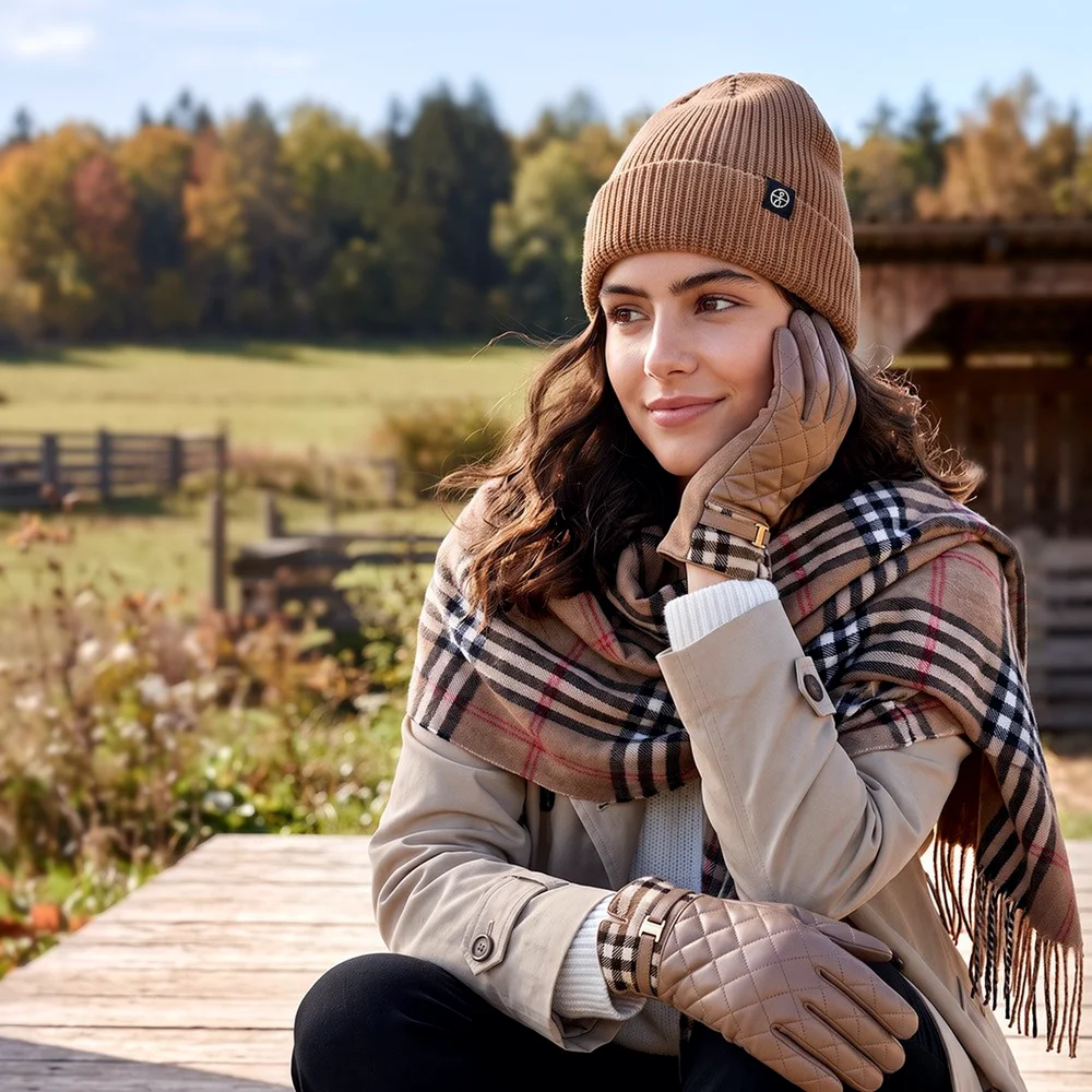 3pcs-scarf-gloves-hat-set-outdoor-cold-protection-warm-plaid-hat-gloves-scarf-dual-use-shawl-scarf-for-winter-daily-outdoor
