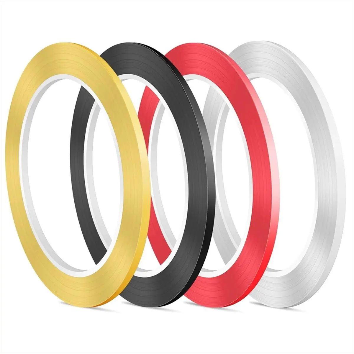 A45I 4 Rolls Dry Erase Board Tape Lines, 1/8in X 216ft Thin Whiteboard Tape, Self Adhesive Chart Line Tape for Whiteboards