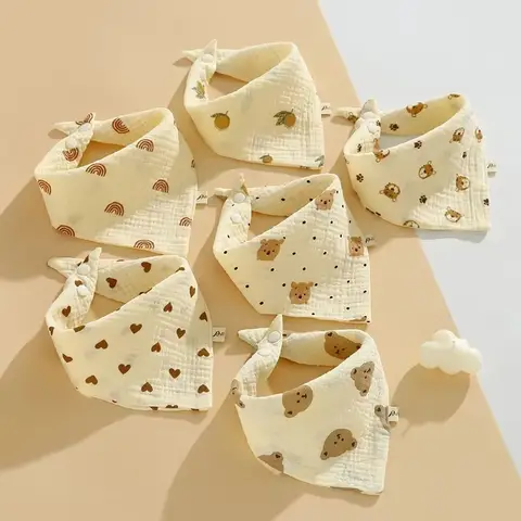 1PC 베이비 코튼 소프트 진정 Appease 스퀘어 타월 유아 색상 매칭 두건 손수건 모슬린 천 먹이 Bibs
