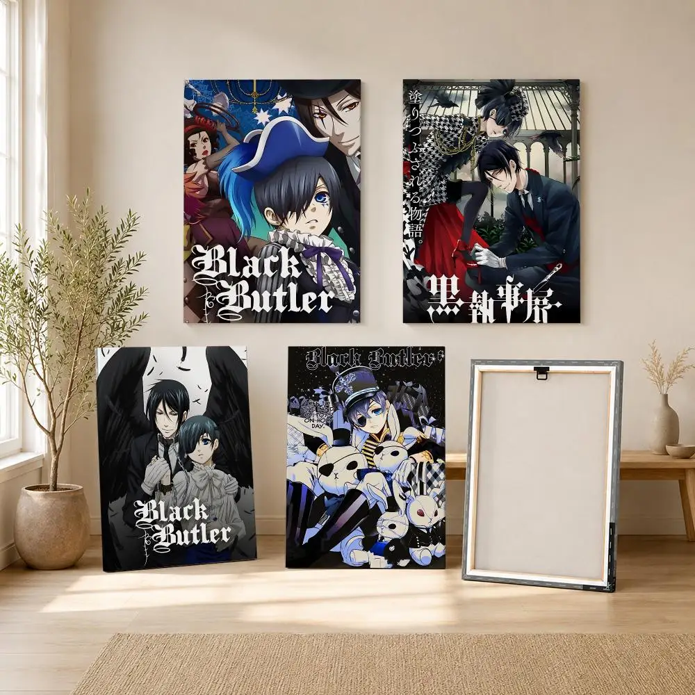 Best Sale Anime B-blackbutler Painting Calligraphy Canvas Wall Art Living Room Bedroom Hallway ClearPrint Non-Fading&Gift