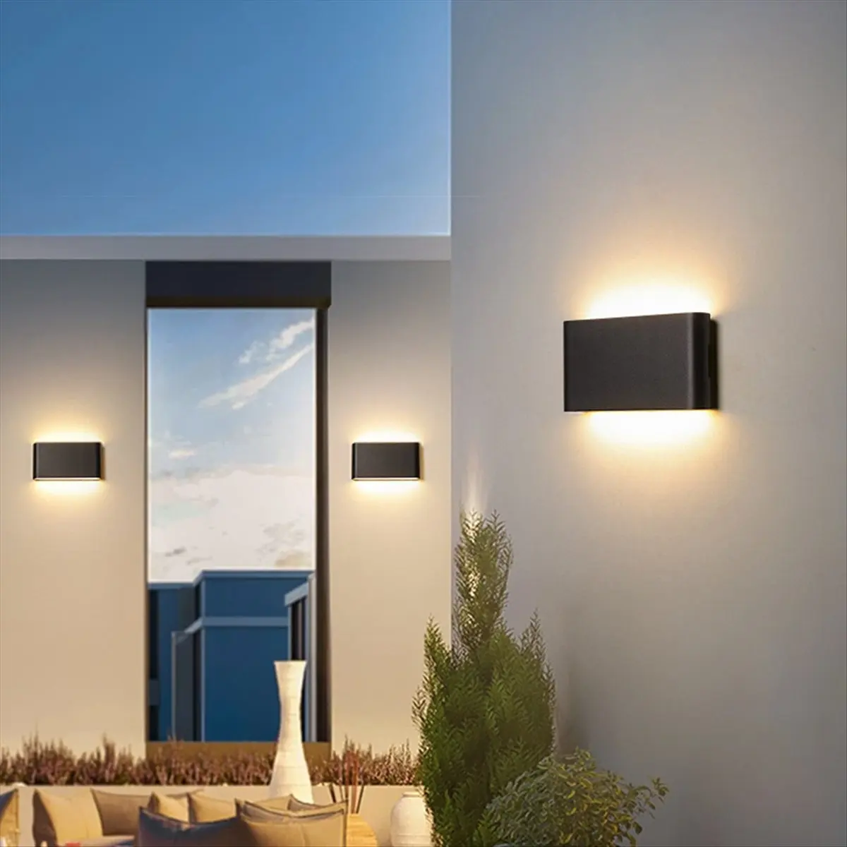 AA19 LED Wall Sconce Waterproof Outdoor Wall Lamp Indoor Wall Lighting Fixtures Living Room Bedroom Hallway Corrido