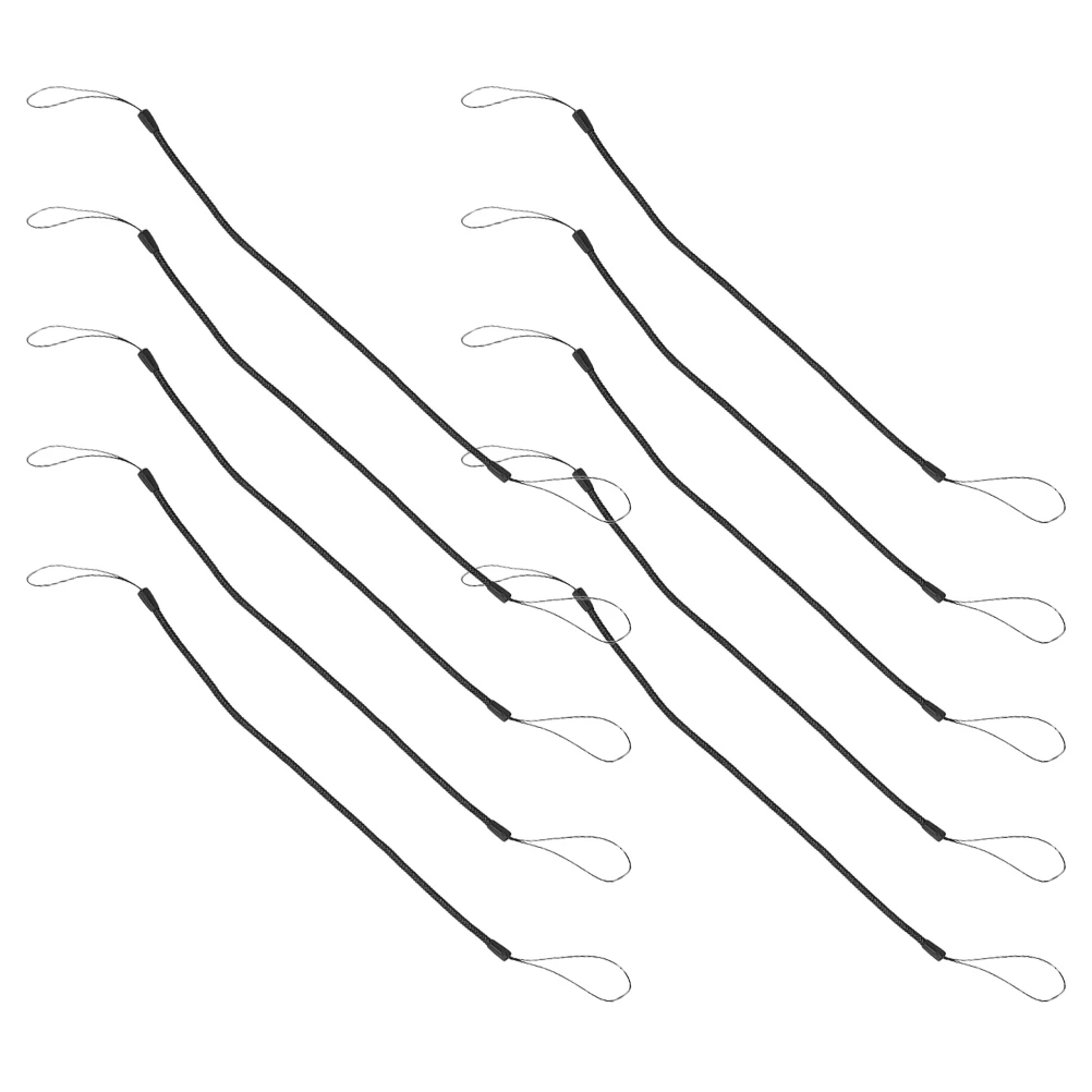 

10 Pcs Anti-lost Rope for Stylus Lanyard Pen Leash Clipboard Retractable Spring Coiled Anti-loss Plastic Strap Office Elastic