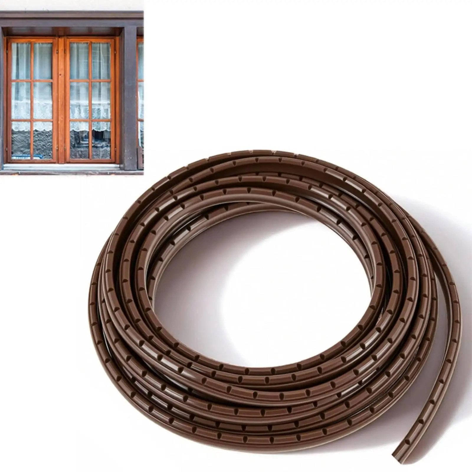 Glass Cabinet Retainer Roll Vibration Absorbing Flexible Strip for Kitchen Cabinet Glass Door Installation