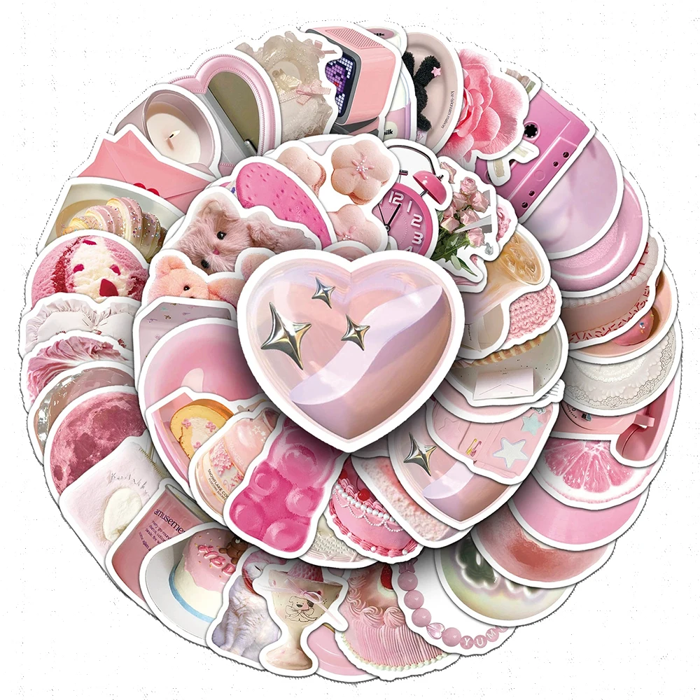 

10/30/50/100pcs Cute Cartoon Aesthetic Graffiti Stickers INS Style Girl Gift Decals DIY Notebook Notebook Car Decoration Sticker