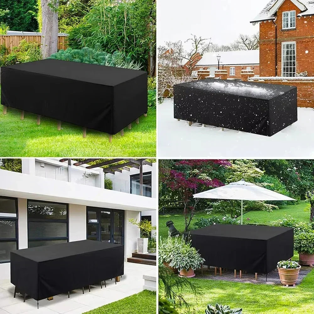 230er Größe Gartenmöbel-Stuhlbezug – 210er Schwerlast-Sofabezug & Tischbezug, UV-beständig und staubdicht für Gartenmöbel – Detail 4