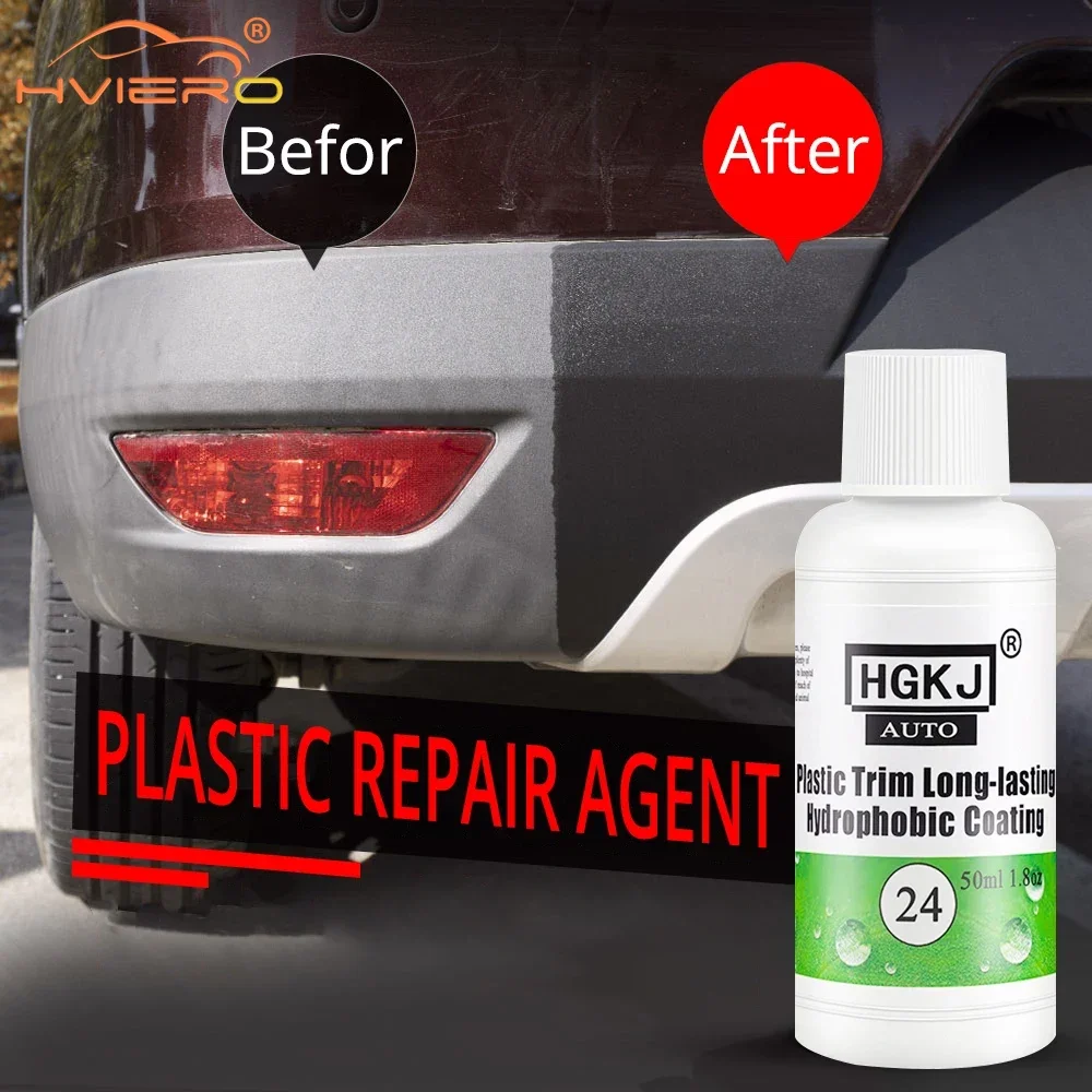 

Plastic Renovator 20ML/50ML/100ML Auto Coating Cars Rubber Repair Clean Restore Gloss Black Shine Seal Brighten Care Wash Tools