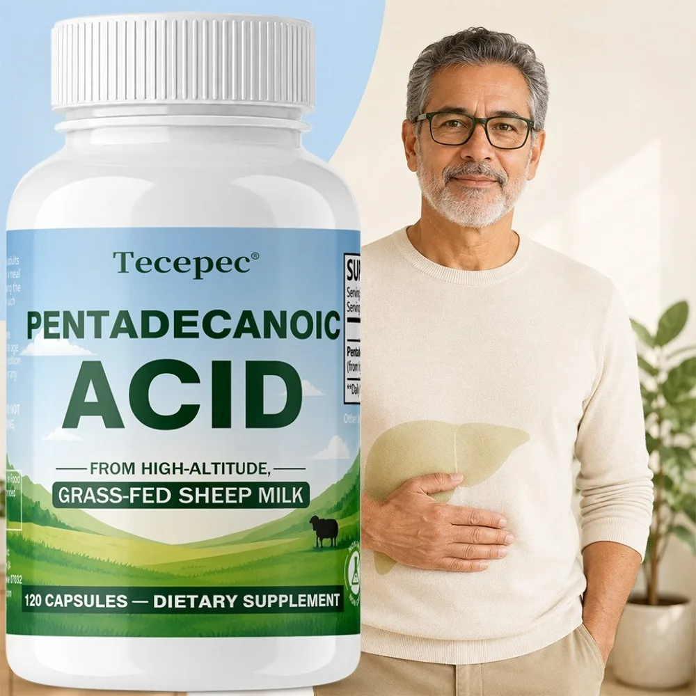 C15:0 Pentadecanoic Acid Healthy Aging Supplement, Metabolic, Gut, Wellness & Liver Support - Gluten Free