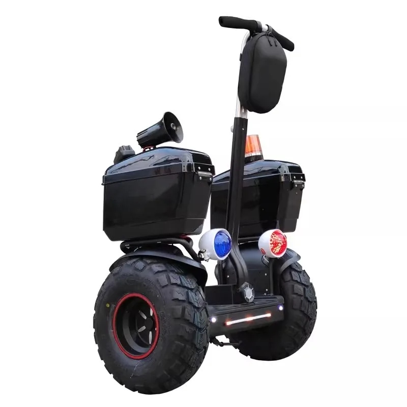Electric balance car Off-road large wheel Adult intelligent scooter Property security Patrol car with hand support