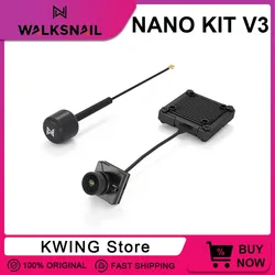 Walksnail Avatar HD Nano Kit V3 / V3 VTX ONLY / V3 CAMERA ONLY 1080P/60fps 4:3 32G memory 500mW/3.1-13V for FPV Drone