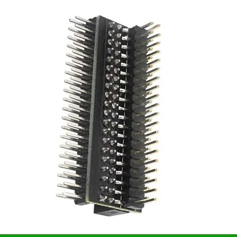U55C 40-pin GPIO 1 to 2 Expansion Board 2x20-pin Strip Dual Vertiical Horizontal Male Pin Headers for 4B/3B+/2B